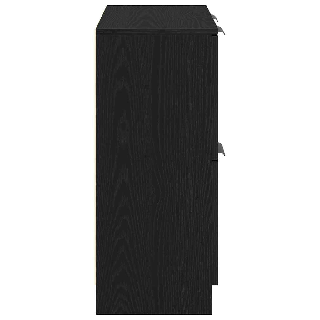 Sideboard Schwarz 60 x 30 x 70 cm Holzwerkstoff