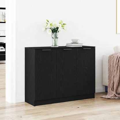 Sideboard Schwarz 90.5 x 30 x 70 cm Holzwerkstoff