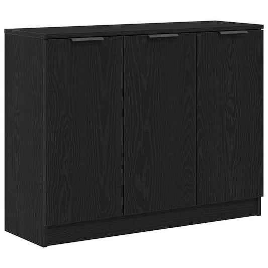 Sideboard Schwarz 90.5 x 30 x 70 cm Holzwerkstoff