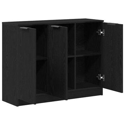 Sideboard Schwarz 90.5 x 30 x 70 cm Holzwerkstoff
