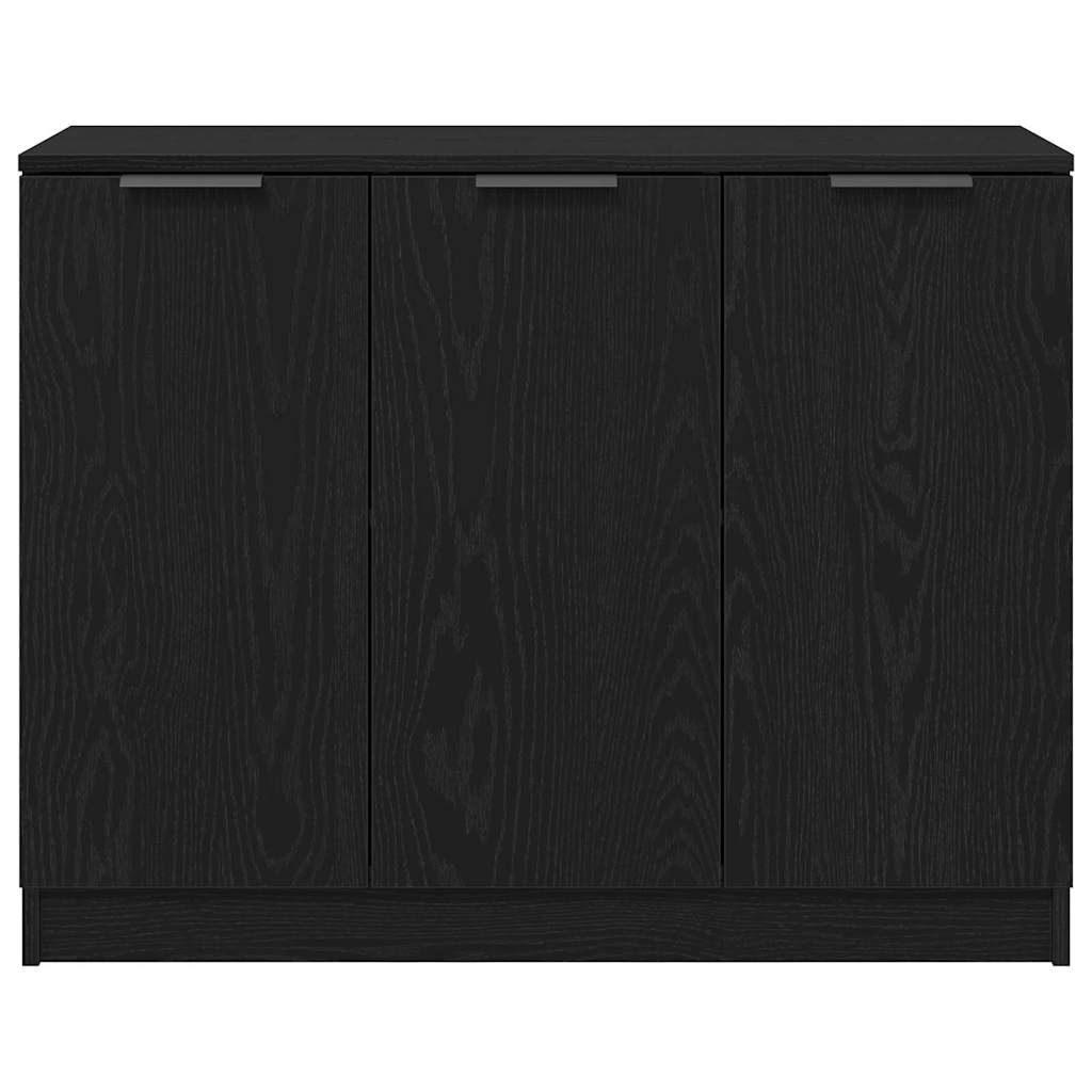 Sideboard Schwarz 90.5 x 30 x 70 cm Holzwerkstoff