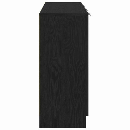 Sideboard Schwarz 90.5 x 30 x 70 cm Holzwerkstoff