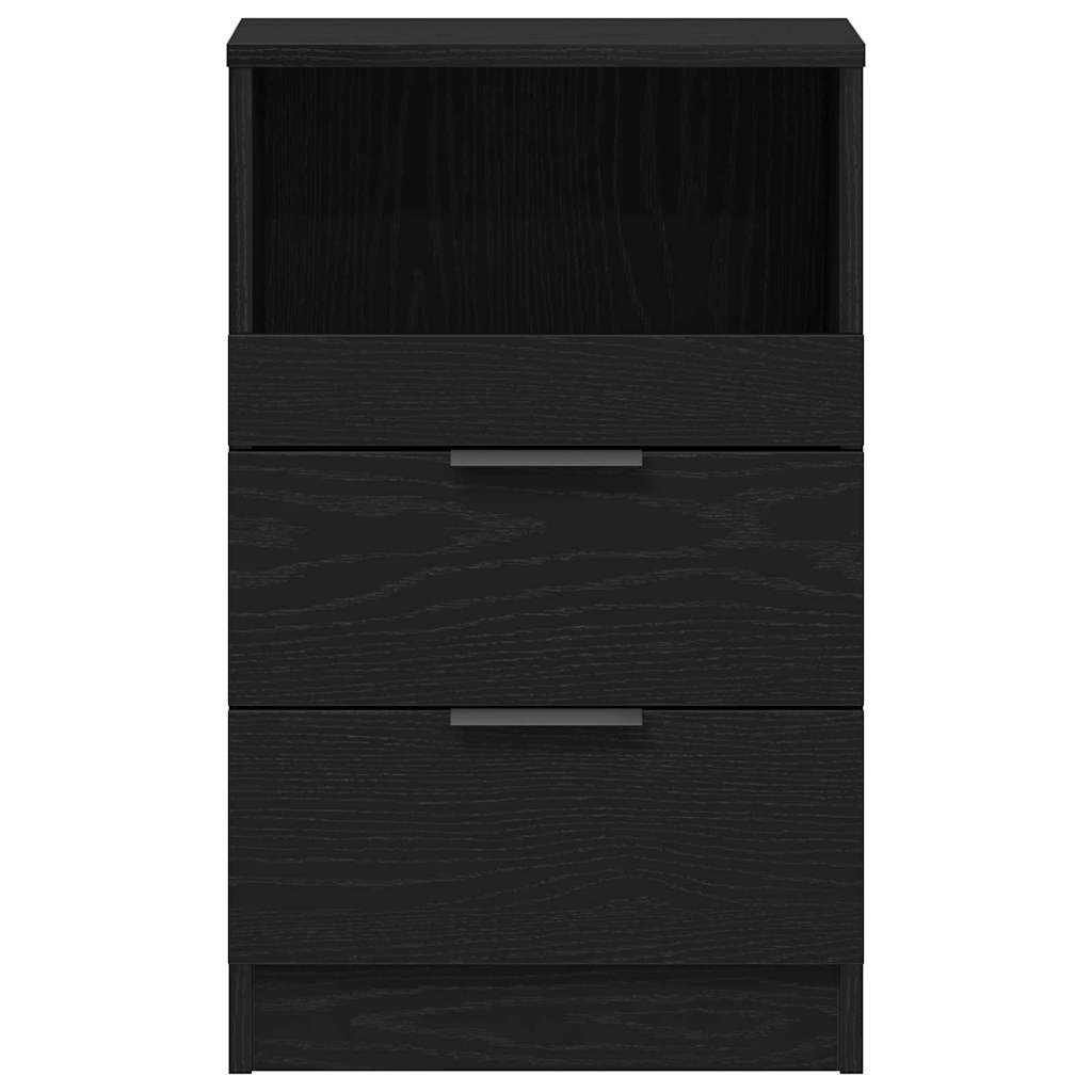 Nachttisch 2 pcs Schwarze Eiche 40 x 35 x 65 cm Holzwerkstoff