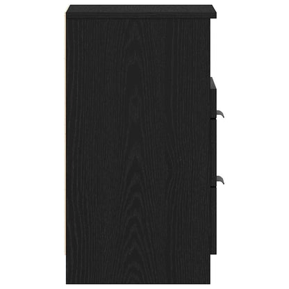 Nachttisch 2 pcs Schwarze Eiche 40 x 35 x 65 cm Holzwerkstoff