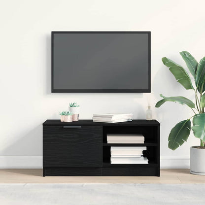 TV-Schränk Schwarz 80 x 35 x 36.5 cm Holzwerkstoff