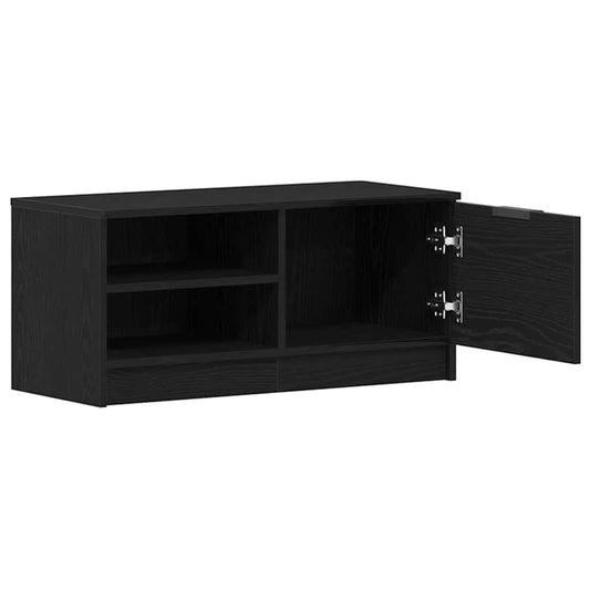 TV-Schränk Schwarz 80 x 35 x 36.5 cm Holzwerkstoff