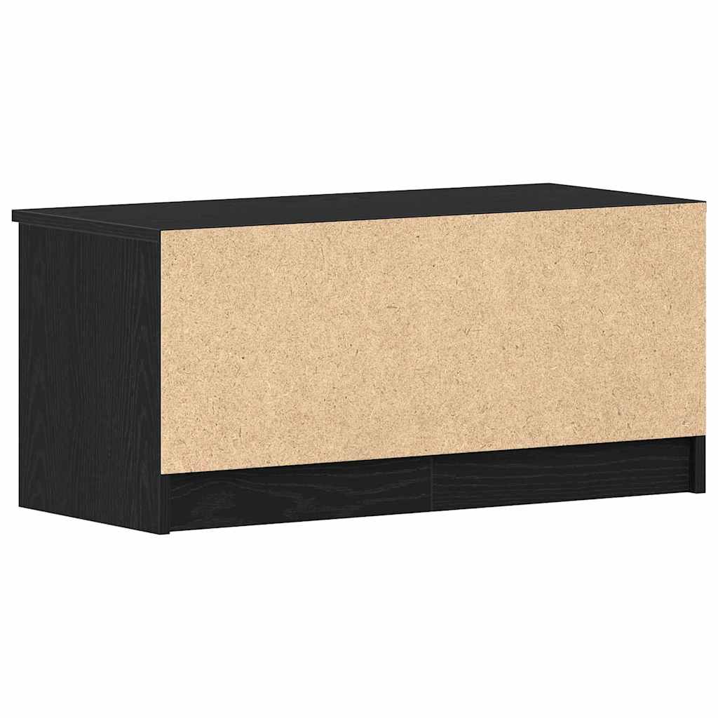TV-Schränk 2 pcs Schwarz Eichen-Optik 80 x 35 x 36,5 cm