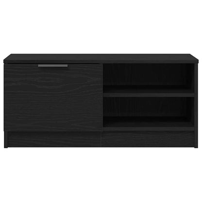 TV-Schränk 2 pcs Schwarz Eichen-Optik 80 x 35 x 36,5 cm