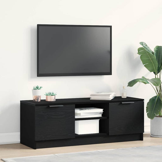 TV-Schränk Schwarz 102 x 35 x 36.5 cm Holzwerkstoff
