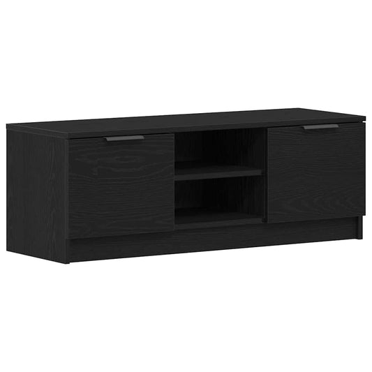 TV-Schränk Schwarz 102 x 35 x 36.5 cm Holzwerkstoff