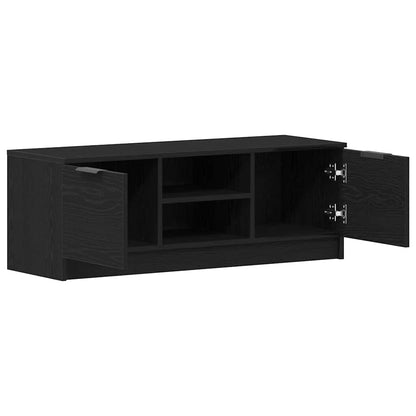 TV-Schränk Schwarz 102 x 35 x 36.5 cm Holzwerkstoff