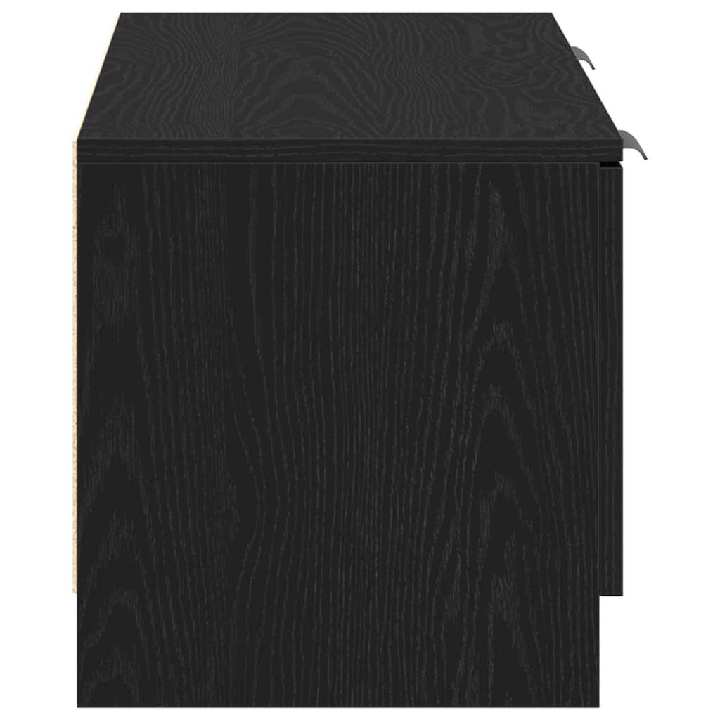 TV-Schränk Schwarz 102 x 35 x 36.5 cm Holzwerkstoff