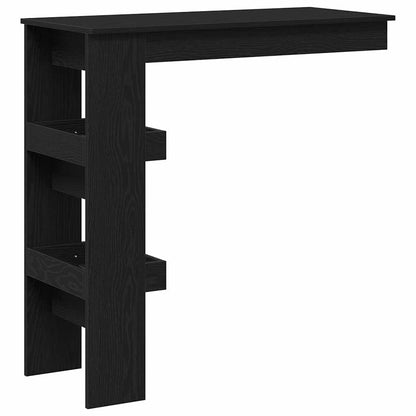 Wand Bar Tisch Schwarze Eiche 102 x 55 x 103,5 cm Holzwerkstoff