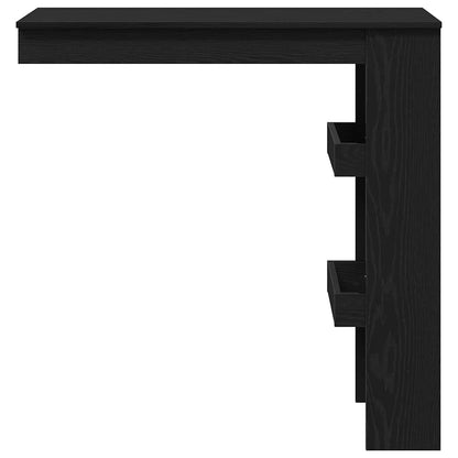 Wand Bar Tisch Schwarze Eiche 102 x 55 x 103,5 cm Holzwerkstoff