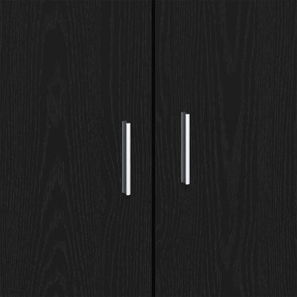 Sideboard Schwarz 80 x 40 x 75 cm Holzwerkstoff