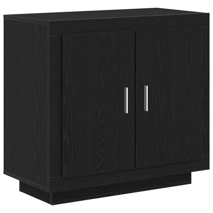 Sideboard Schwarz 80 x 40 x 75 cm Holzwerkstoff