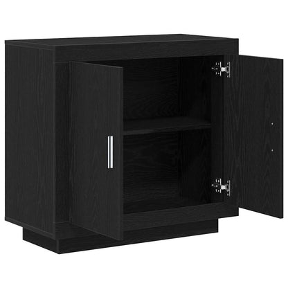 Sideboard Schwarz 80 x 40 x 75 cm Holzwerkstoff