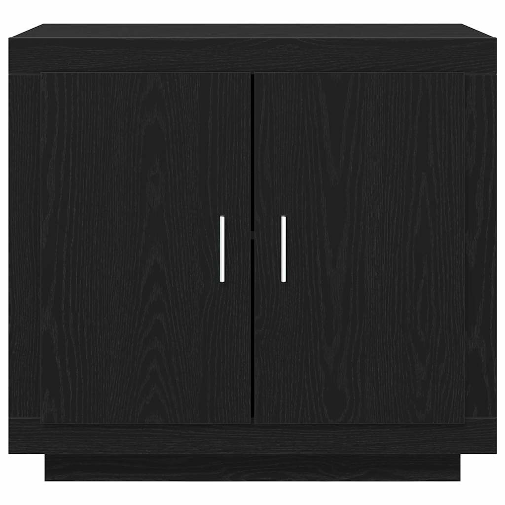 Sideboard Schwarz 80 x 40 x 75 cm Holzwerkstoff
