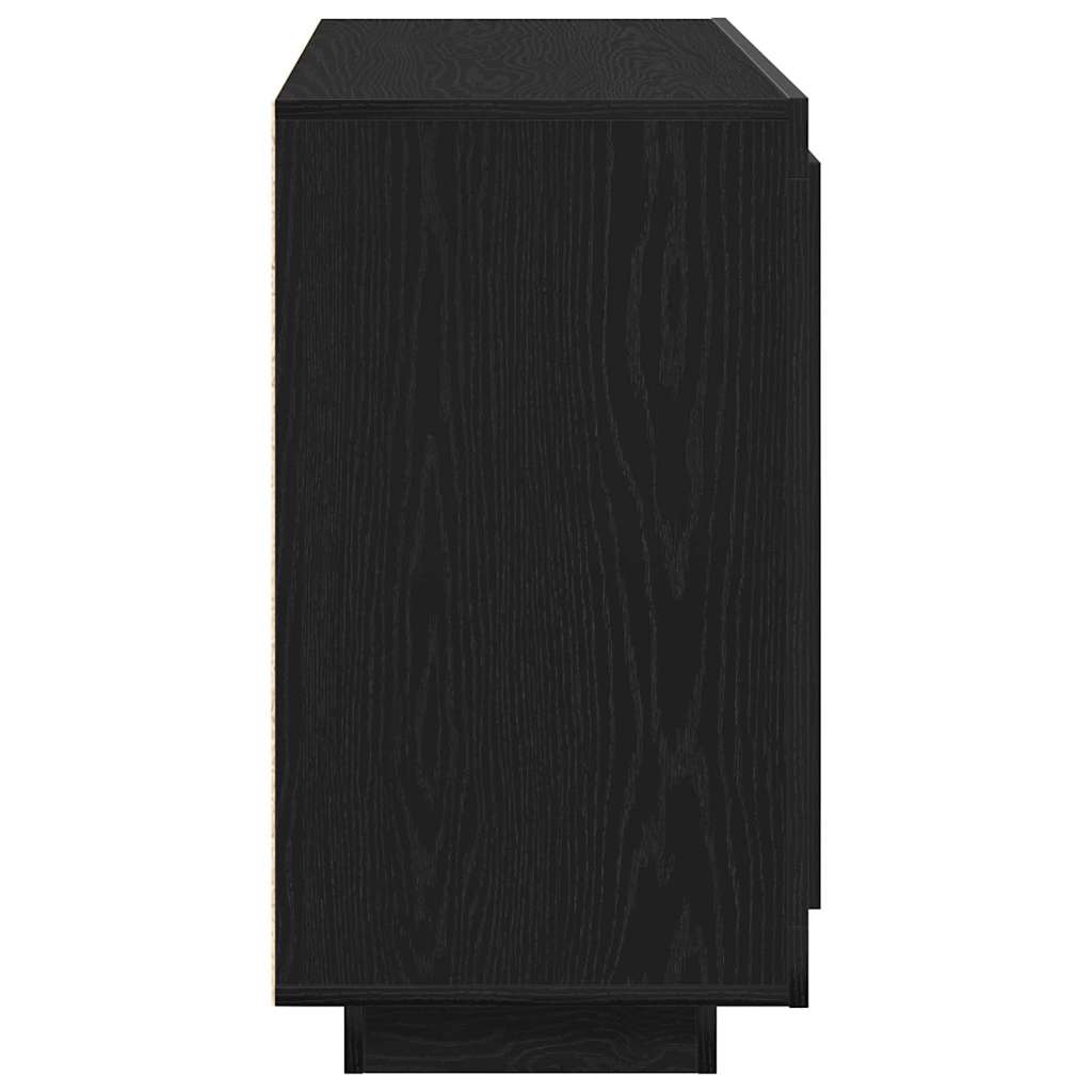 Sideboard Schwarz 80 x 40 x 75 cm Holzwerkstoff