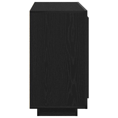 Sideboard Schwarz 80 x 40 x 75 cm Holzwerkstoff