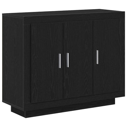 Sideboard Schwarz 92 x 35 x 75 cm Holzwerkstoff