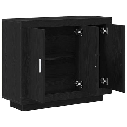 Sideboard Schwarz 92 x 35 x 75 cm Holzwerkstoff