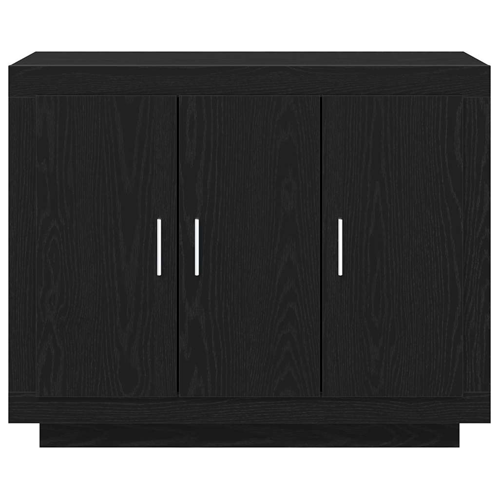 Sideboard Schwarz 92 x 35 x 75 cm Holzwerkstoff