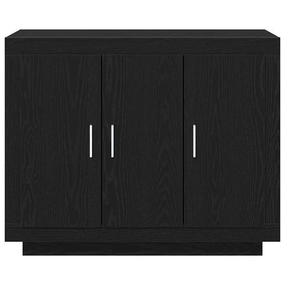 Sideboard Schwarz 92 x 35 x 75 cm Holzwerkstoff