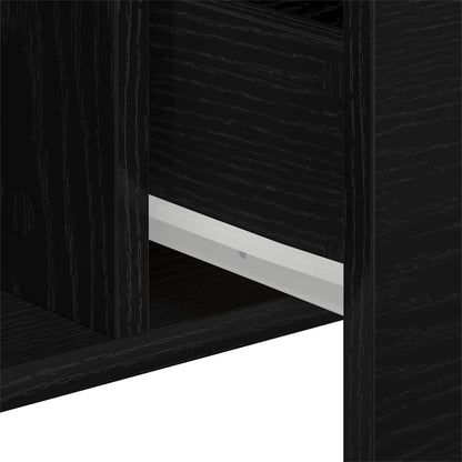 Sideboard mit Schubladen Schwarz 100 x 36 x 60 cm Holzwerkstoff