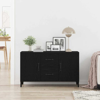 Sideboard mit Schubladen Schwarz 100 x 36 x 60 cm Holzwerkstoff