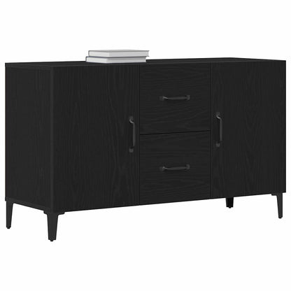Sideboard mit Schubladen Schwarz 100 x 36 x 60 cm Holzwerkstoff