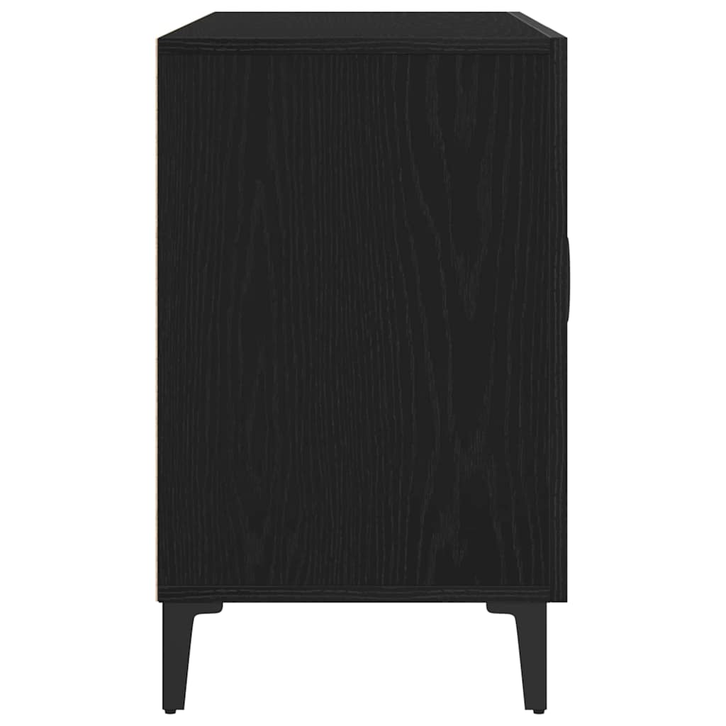 Sideboard mit Schubladen Schwarz 100 x 36 x 60 cm Holzwerkstoff