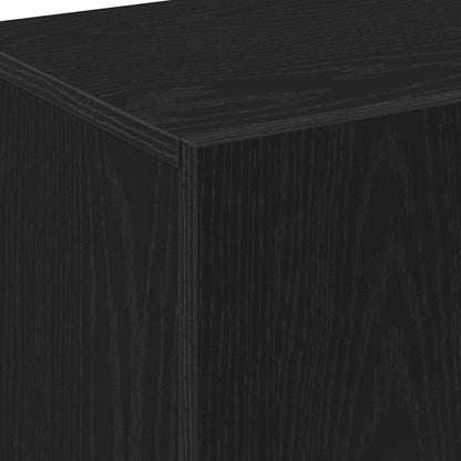 Hochboard mit Schubladen Schwarz 70 x 31 x 115 cm Holzwerkstoff