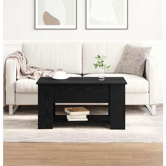 Couchtisch Schwarze Eiche 79 x 49 x 41 cm Holzwerkstoff