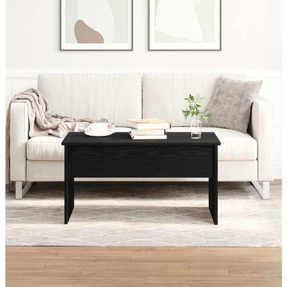 Couchtisch Schwarze Eiche 80 x 50.5 x 41.5 cm Holzwerkstoff