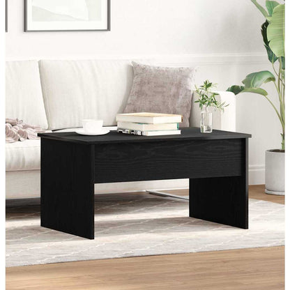 Couchtisch Schwarze Eiche 80 x 50.5 x 41.5 cm Holzwerkstoff