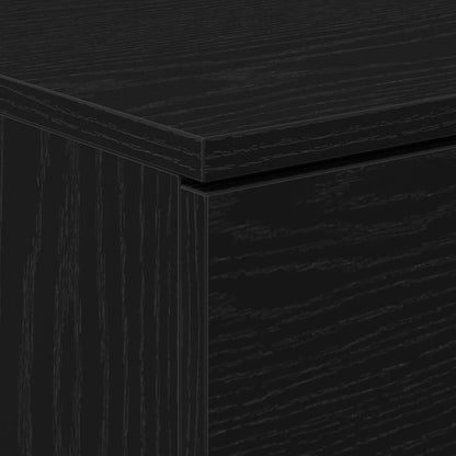 Nachttisch 2 pcs Schwarze Eiche 40 x 65 x 65 cm Holzwerkstoff