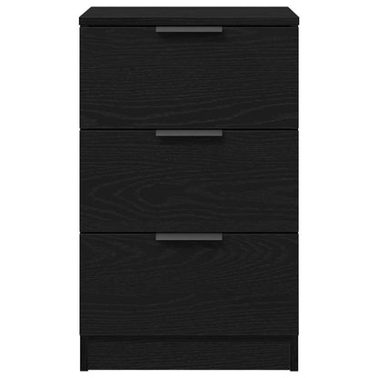 Nachttisch 2 pcs Schwarze Eiche 40 x 65 x 65 cm Holzwerkstoff