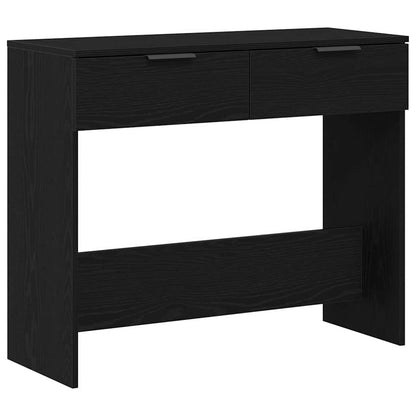 Konsolentisch Schwarze Eiche 90 x 36 x 75 cm Holzwerkstoff