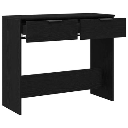 Konsolentisch Schwarze Eiche 90 x 36 x 75 cm Holzwerkstoff