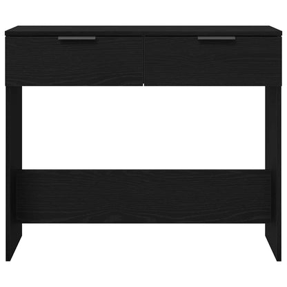 Konsolentisch Schwarze Eiche 90 x 36 x 75 cm Holzwerkstoff
