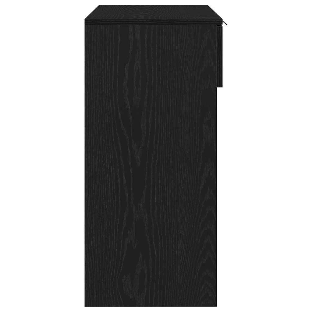 Konsolentisch Schwarze Eiche 90 x 36 x 75 cm Holzwerkstoff