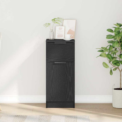 Sideboard Schwarz Eiche Schwarze Eiche 30 x 30 x 70 cm