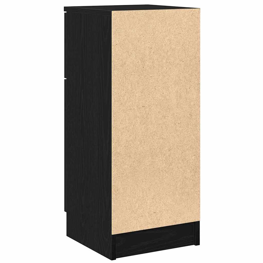 Sideboard Schwarz Eiche Schwarze Eiche 30 x 30 x 70 cm