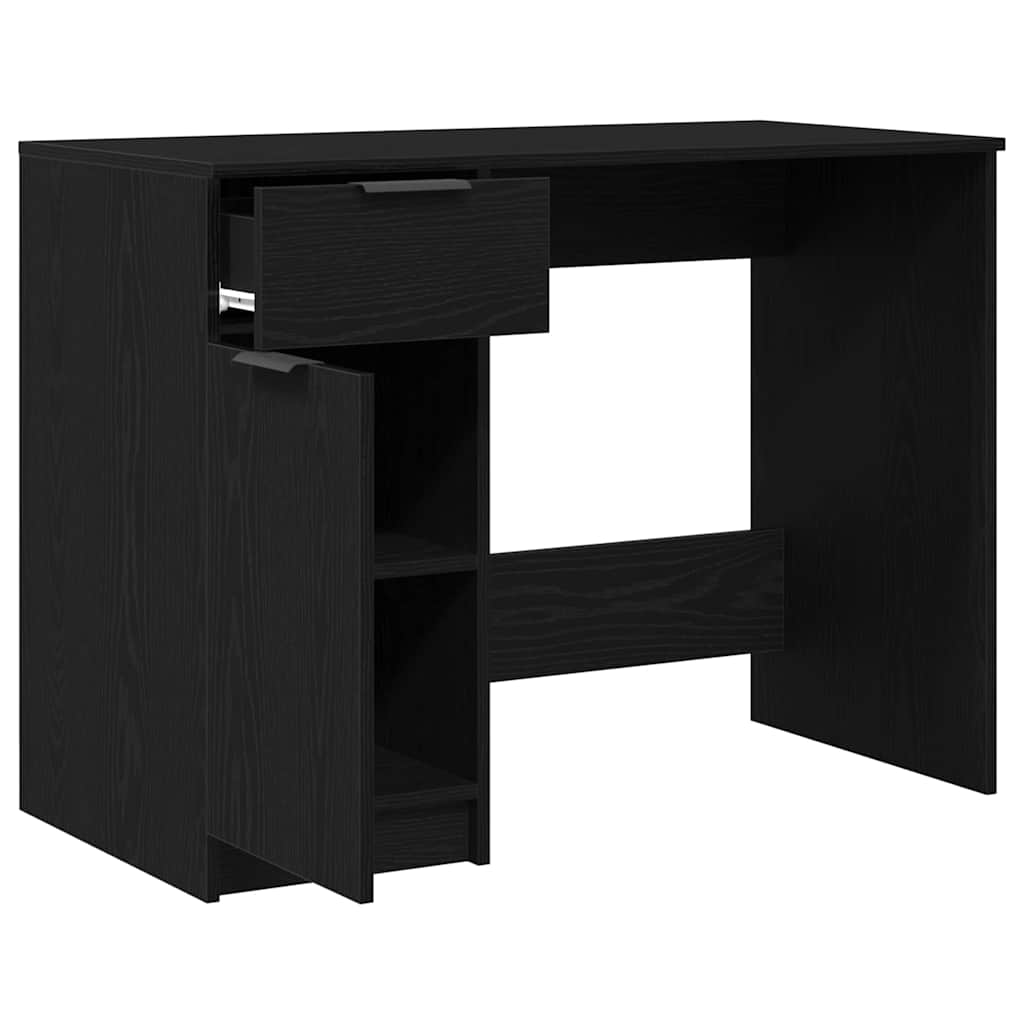 Schreibtisch Schwarze Eiche 100 x 50 x 75 cm Holzwerkstoff