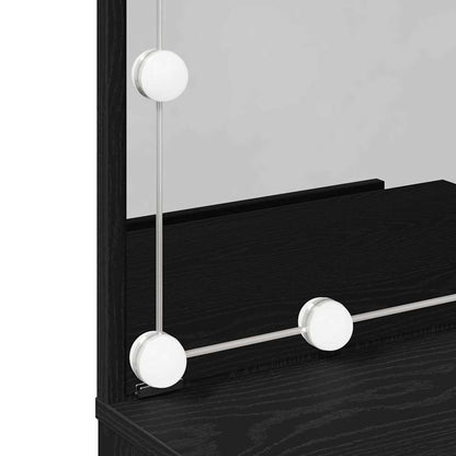 Schminktisch Schwarze Eiche 60 x 40 x 140 cm Holzwerkstoff