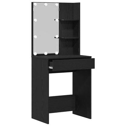 Schminktisch Schwarze Eiche 60 x 40 x 140 cm Holzwerkstoff