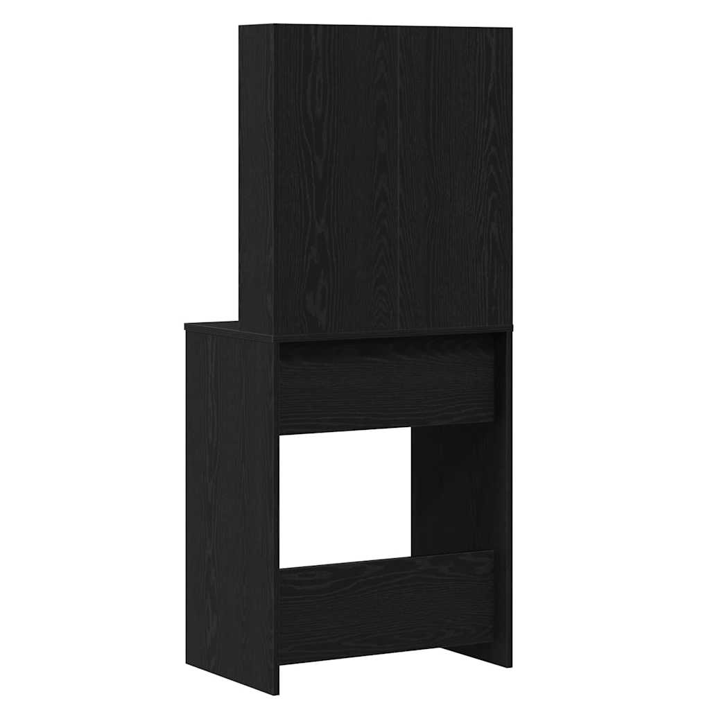Schminktisch Schwarze Eiche 60 x 40 x 140 cm Holzwerkstoff