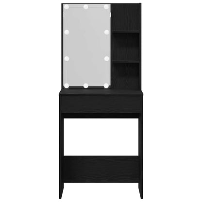 Schminktisch Schwarze Eiche 60 x 40 x 140 cm Holzwerkstoff