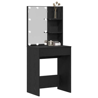 Schminktisch Schwarze Eiche 60 x 40 x 140 cm Holzwerkstoff